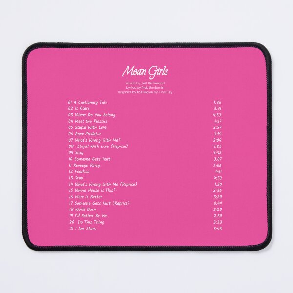 Item preview, Mean Girls the Musical Tracklist designed and sold by BlackwellNY.