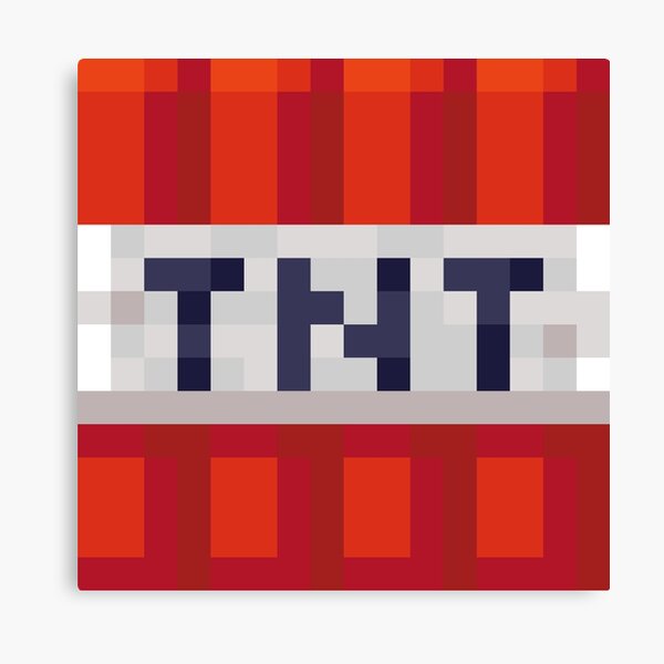 TNT - Printable Minecraft TNT Block Papercraft Template