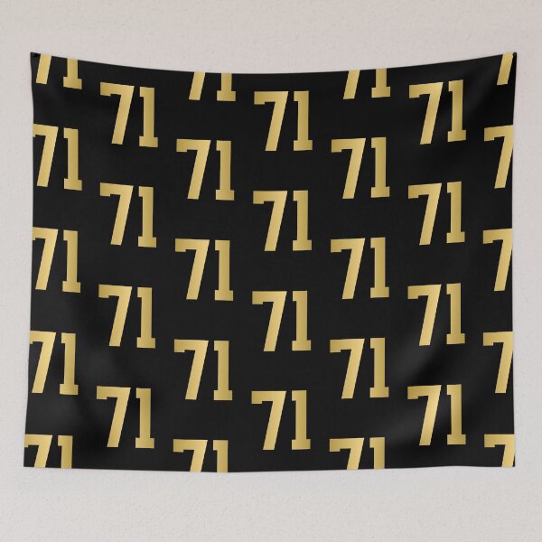 Item preview, Golden Number 71 - Sports Numbers  designed and sold by NECHSTORE.