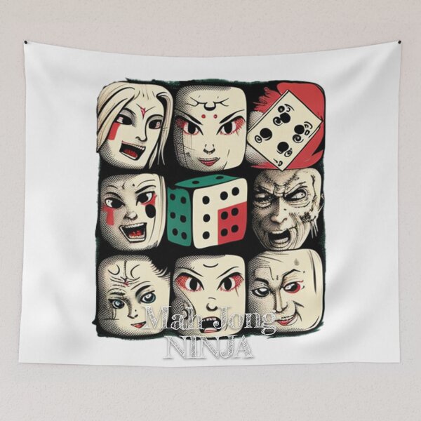 Item preview, Mahjong Madness Anime Poker designed and sold by tengamerx.