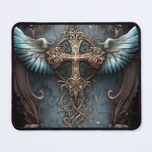 Item preview, Graffiti Cross with Angel Wings 4 designed and sold by Richard-Y.