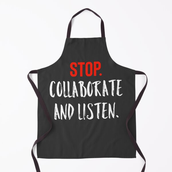 Item preview, Stop Collaborate and Listen designed and sold by Raw Creative Prints.