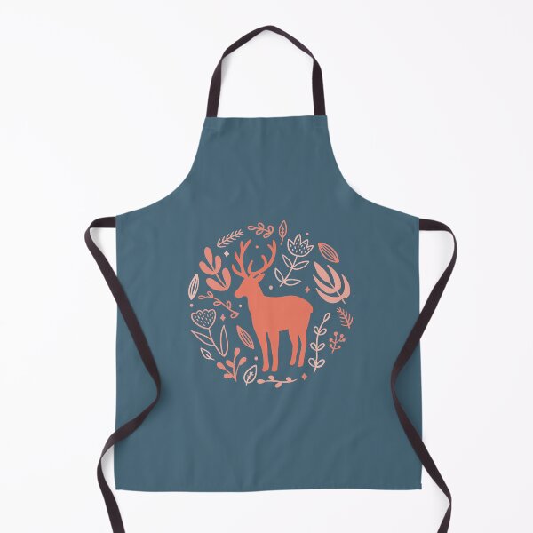 Item preview, Pink floral deer designed and sold by katienielandart.