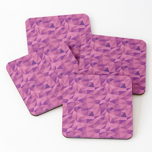 Item preview, Pink Geometric Tile Triangles Pattern  designed and sold by Throwtopia.