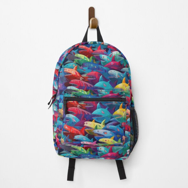 Item preview, Oceanic Elegance: Dive into Style with our Abstract Shark Print Apparel and Homeware Collection! designed and sold by ThePurpleMelon.