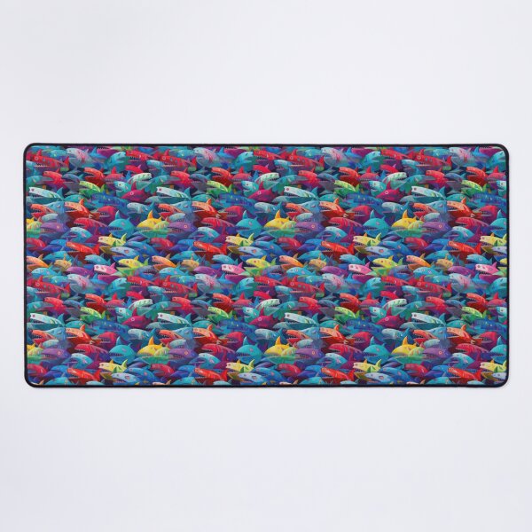 Item preview, Oceanic Elegance: Dive into Style with our Abstract Shark Print Apparel and Homeware Collection! designed and sold by ThePurpleMelon.