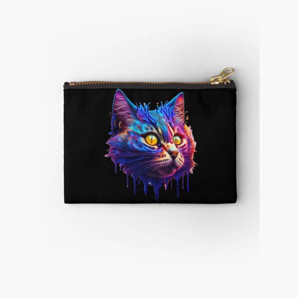 Item preview, Colorful Cat Head Splash Art Design designed and sold by MediaPOX.