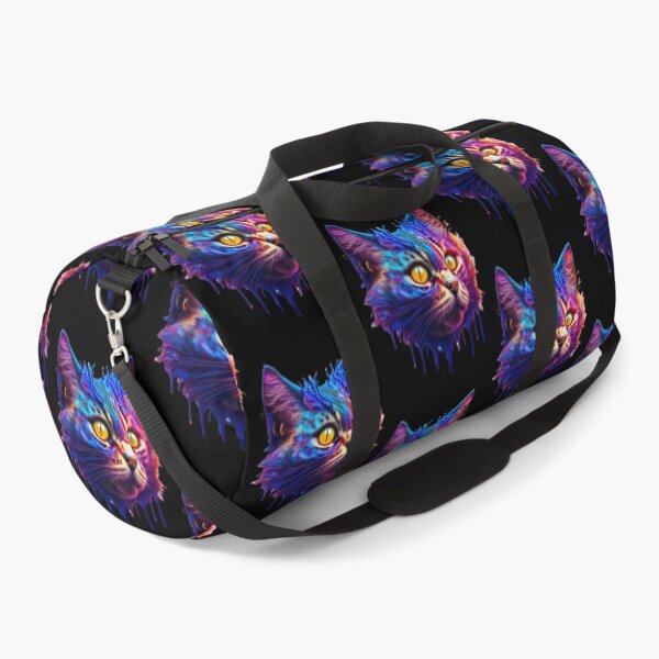Item preview, Colorful Cat Head Splash Art Design designed and sold by MediaPOX.