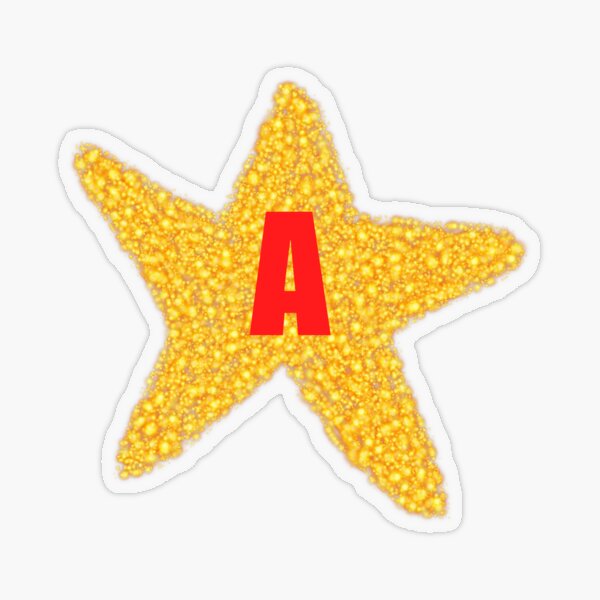 Great Job set of 4 Gold Stars Sticker for Sale by notsweettea