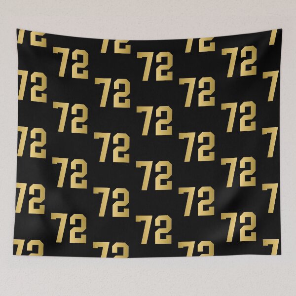 Item preview, Golden Number 72 - Sports Numbers  designed and sold by NECHSTORE.