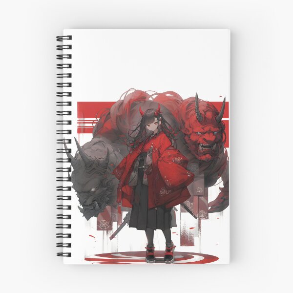 Item preview, Anime art, anime femal demon digital graphic art piece designed and sold by CragGrimVisions.