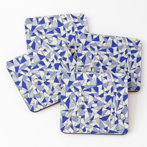 Item preview, Shaped in Blue designed and sold by LinesAreDrawn.