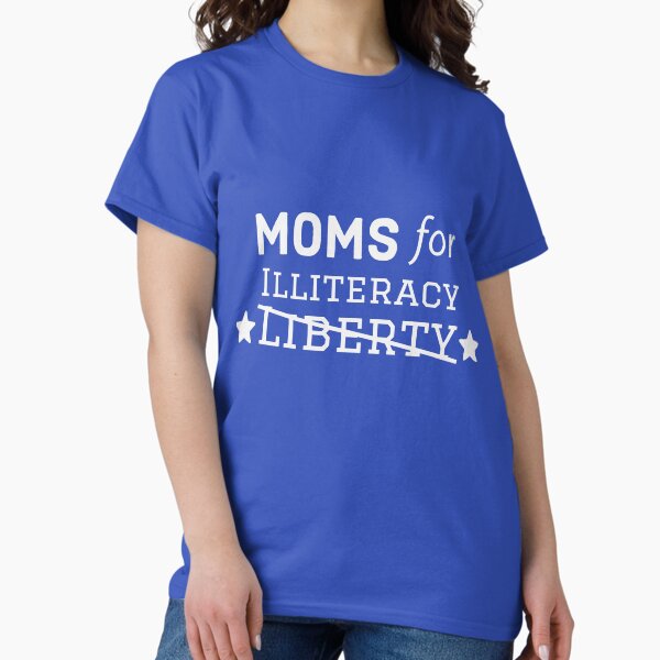 Item preview, Moms for illiteracy political satire design  designed and sold by Rachel the Artist .
