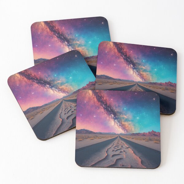 Item preview, Desert Night with Colorful Galaxy designed and sold by UlDesigns.
