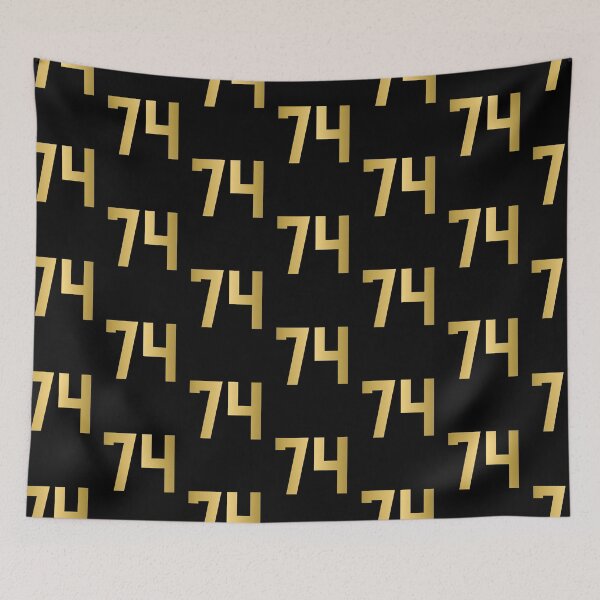 Item preview, Golden Number 74 - Sports Numbers  designed and sold by NECHSTORE.