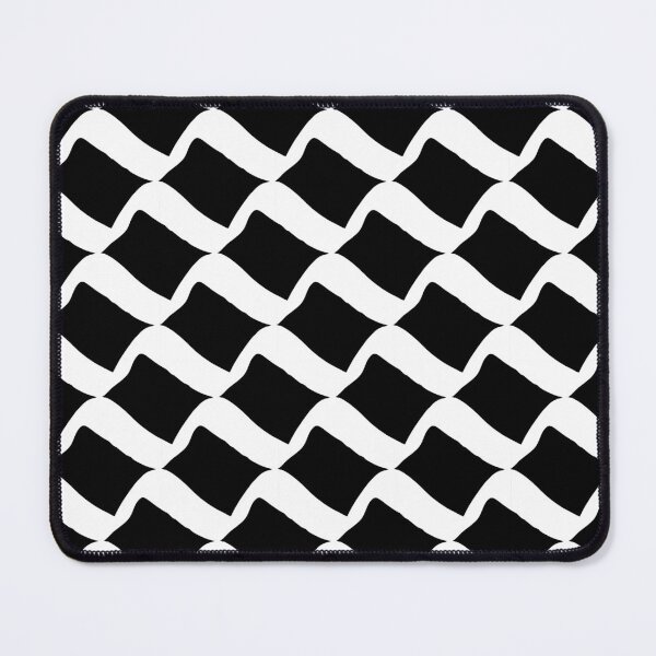 Item preview, Abstract Wavy Shapes - Minimal, Elegant, Simple ( Black & White ) Design designed and sold by FenMou.