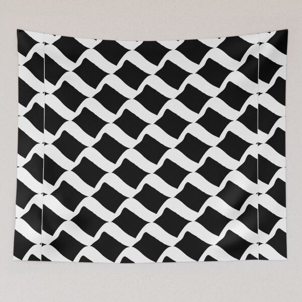 Item preview, Abstract Wavy Shapes - Minimal, Elegant, Simple ( Black & White ) Design designed and sold by FenMou.