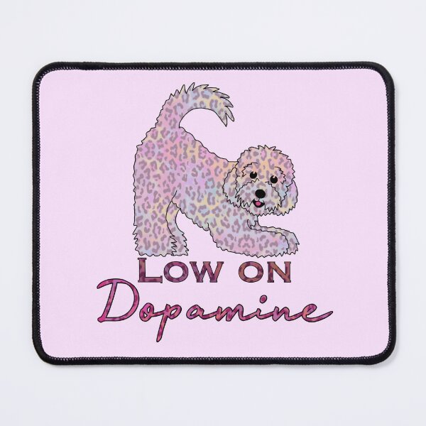 Item preview, Low on Dopamine doodle pink designed and sold by SaintsPlace.