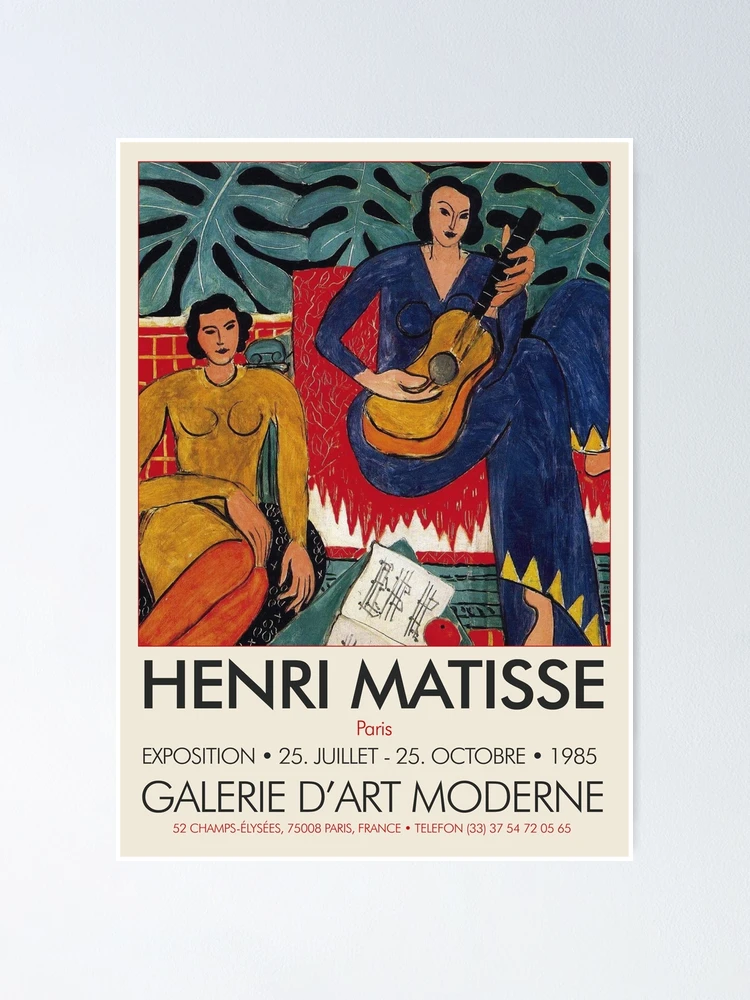 Henri Matisse - Music - Exhibition Poster
