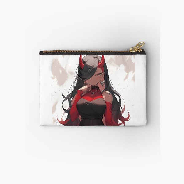 Item preview, Anime art, anime femal demon digital graphic art piece designed and sold by CragGrimVisions.
