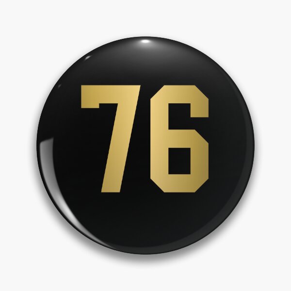 Item preview, Golden Number 76 - Sports Numbers  designed and sold by NECHSTORE.
