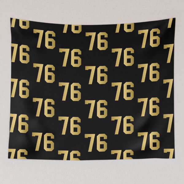 Item preview, Golden Number 76 - Sports Numbers  designed and sold by NECHSTORE.