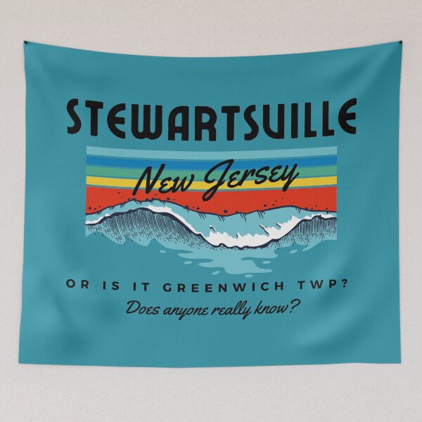 Item preview, Stewartsville or Greenwich Twp (Blue) designed and sold by AlpacaSmokes.