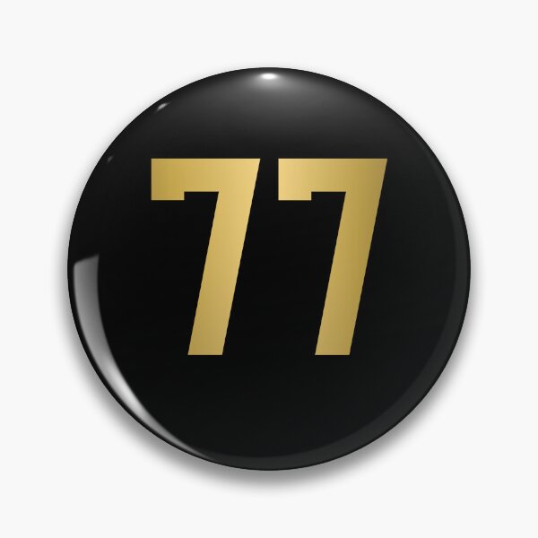Item preview, Golden Number 77 - Sports Numbers  designed and sold by NECHSTORE.