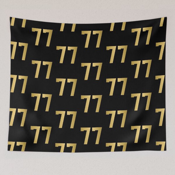 Item preview, Golden Number 77 - Sports Numbers  designed and sold by NECHSTORE.