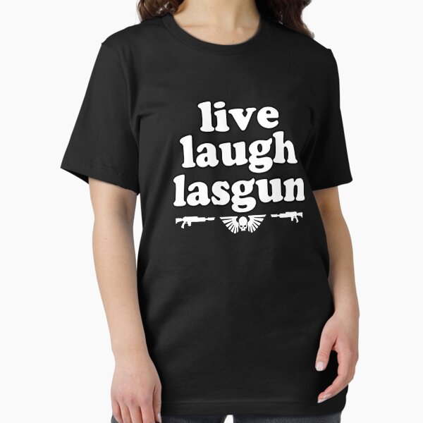 Artikel-Vorschau von Live Lachen Lasgun, designt und verkauft von WarHaven.