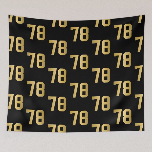 Item preview, Golden Number 78 - Sports Numbers  designed and sold by NECHSTORE.