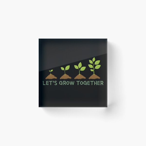 Item preview, Let's Grow Together Horticulture Gardening Plants designed and sold by Sho-Sho-Studios.