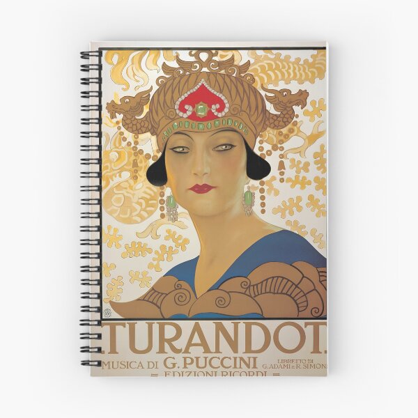 Item preview, Old opera poster Puccini, Turandot -Puccini Turandot Vintage Opera Poster  designed and sold by TeeARTHY.