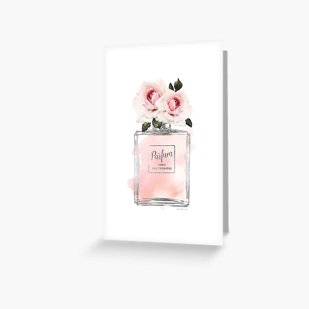 Soft pink, fashion books with perfume and roses Sticker for Sale by  AmandaGreenwood