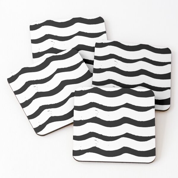 Item preview, Wave Lines Abstract - Minimal, Elegant, Simple ( Black & White ) Design designed and sold by FenMou.