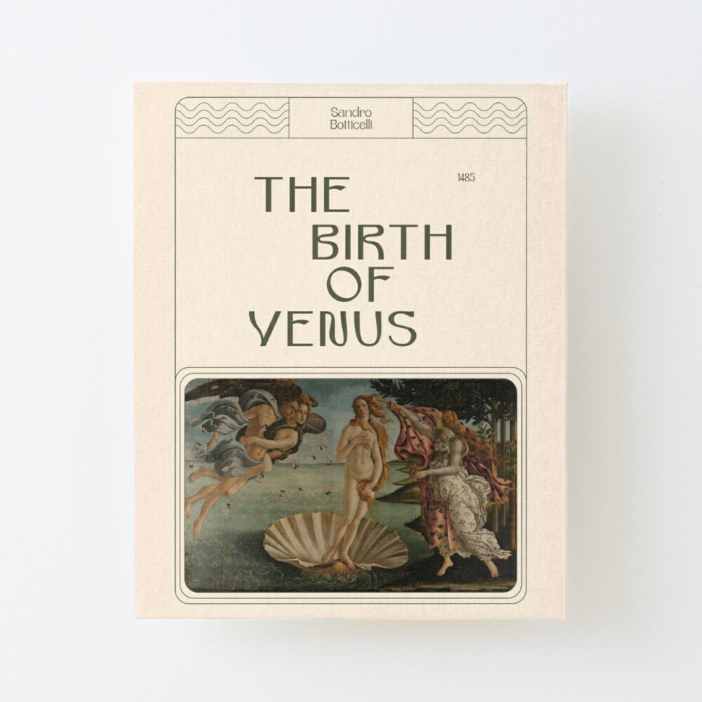 The BIRTH of VENUS Vintage 5x7 Framed Classical Botticelli Art