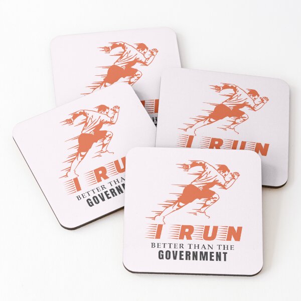 Item preview, I Run Better Than The Government - Workout Tee designed and sold by Anup  K.