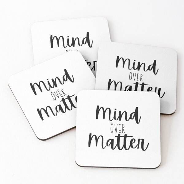 Item preview, Mind over Matter Calligraphy Font Aesthetic Quotes Inspirational designed and sold by TheCupfulCo.
