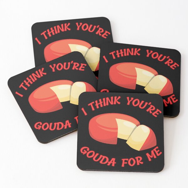 Item preview, I Think You're Gouda For Me Cheese Pun Dad Joke designed and sold by Sho-Sho-Studios.