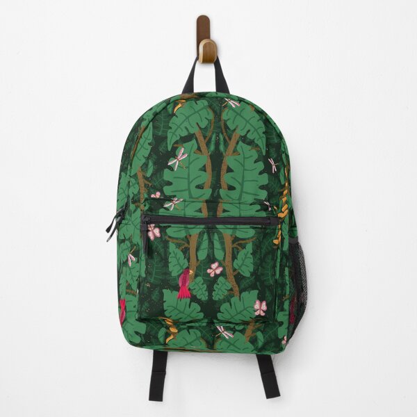 Item preview, Parrots, anacondas, and bugs, Oh my! | Jungle Joy | green, red, blue designed and sold by Ingrid Poole.