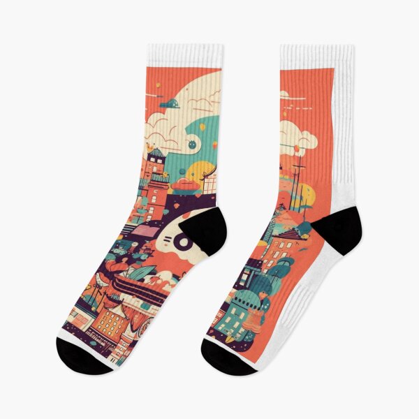 Item preview, Cartoon Kawaii Cityscape designed and sold by EGeorgia2498.