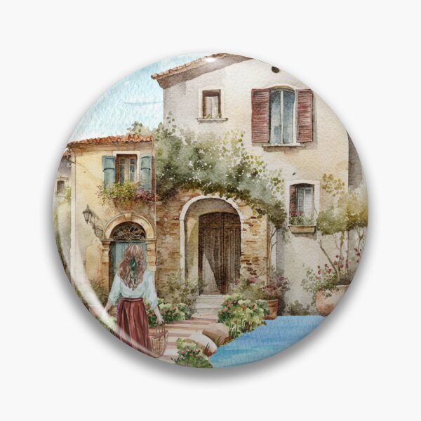Item preview, Morning Stroll to the Cottage designed and sold by DaffodilArts.