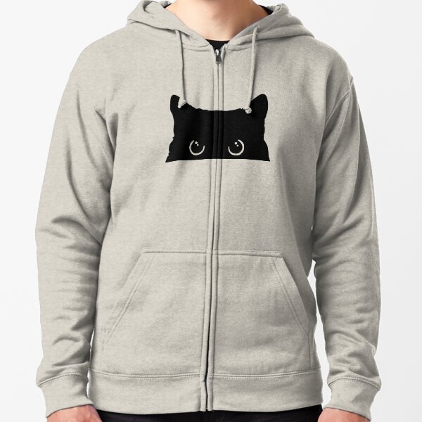 Peeking Cat Hoodies Sweatshirts for Sale Redbubble