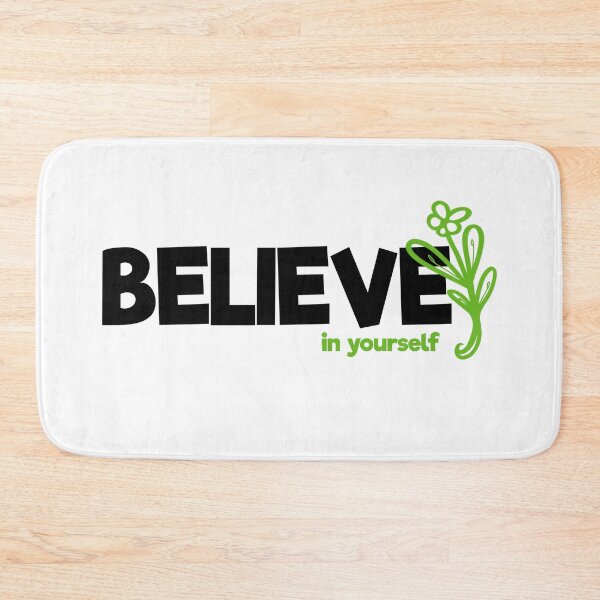 Item preview, Believe In Yourself Word Art with Flower designed and sold by Tannassie.