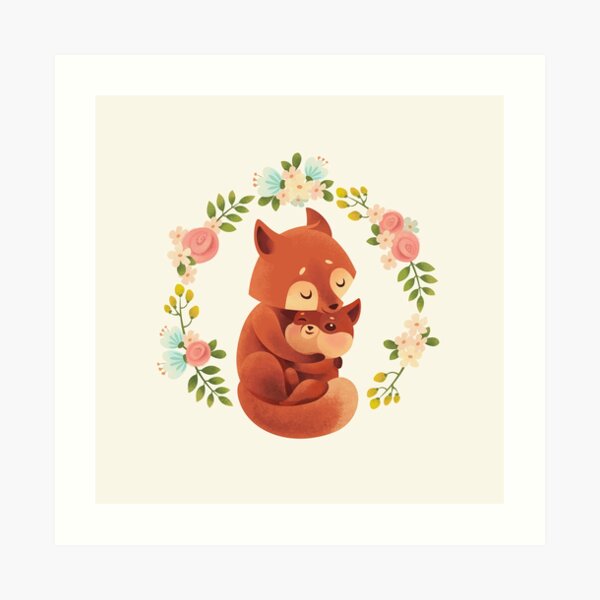 Hug Art Print