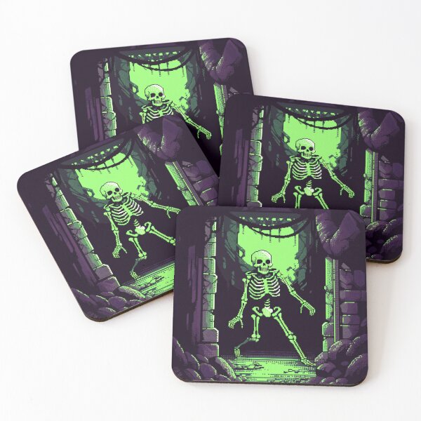 Item preview, Pixelated Skeleton Rising from the Crypt - Model G designed and sold by grimtower.