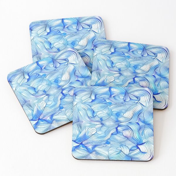Item preview, abstract pattern with flowers designed and sold by JuliVogel.