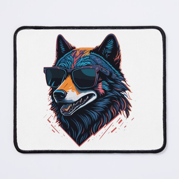 Item preview, Retro wolf designed and sold by ArcticWolf-Art.