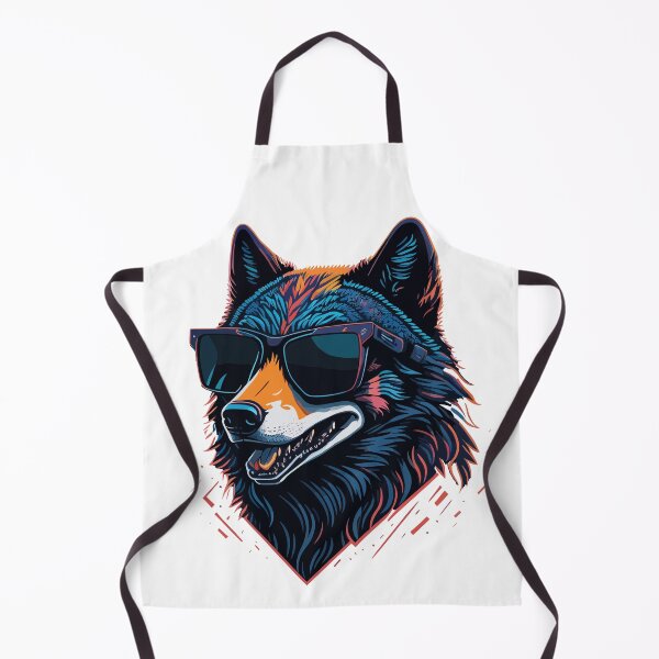 Item preview, Retro wolf designed and sold by ArcticWolf-Art.