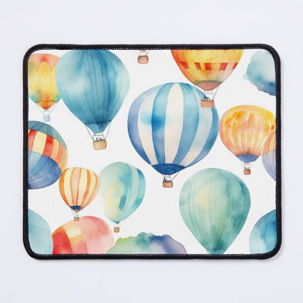 Item preview, Watercolor Hot Air Balloons 01 designed and sold by KRNDesign.